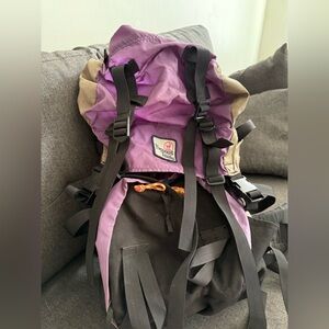 Vintage 70s 80s Famous Trails Internal Frame Hiking Backpack Mountaineering